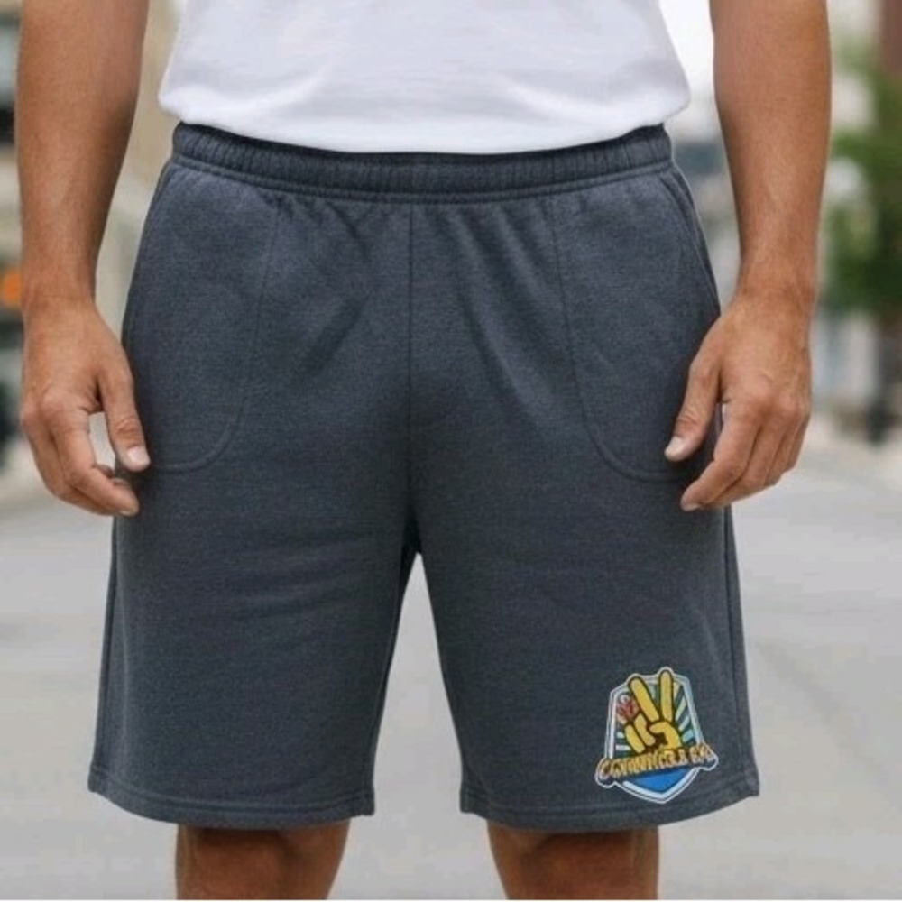 Hill Cornhole Co. Graphic Fleece-Lined Sweat Shorts Size XL Excellent Condition